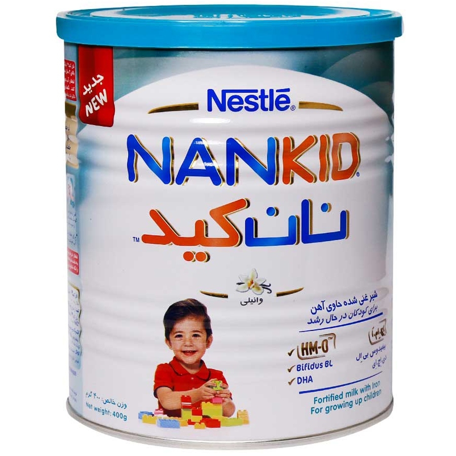 شیر خشک نان کید نستله مناسب کودکان از 3 سالگی به بعد 400 گرم