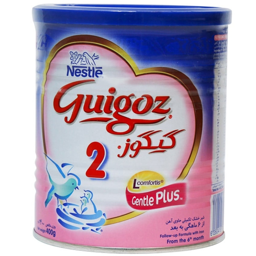 شیر خشک گیگوز ۲ نستله مناسب شیرخوران از ۶ تا ۱۲ ماه ۴۰۰ گرم
