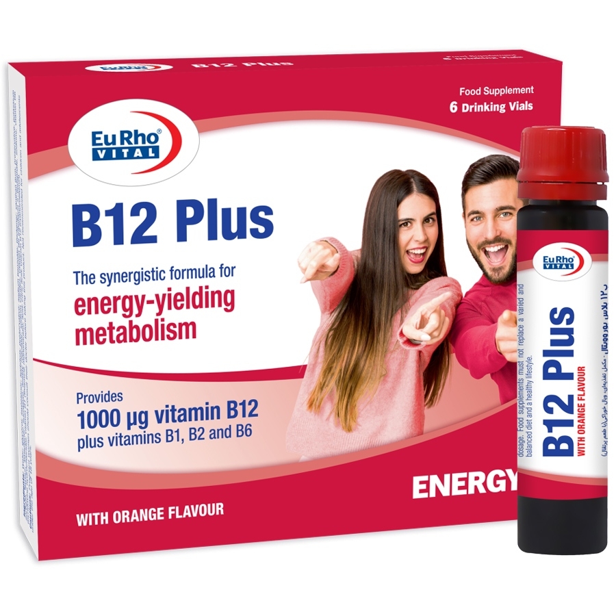 ویال خوراکی ویتامین B12 پلاس یوروویتال