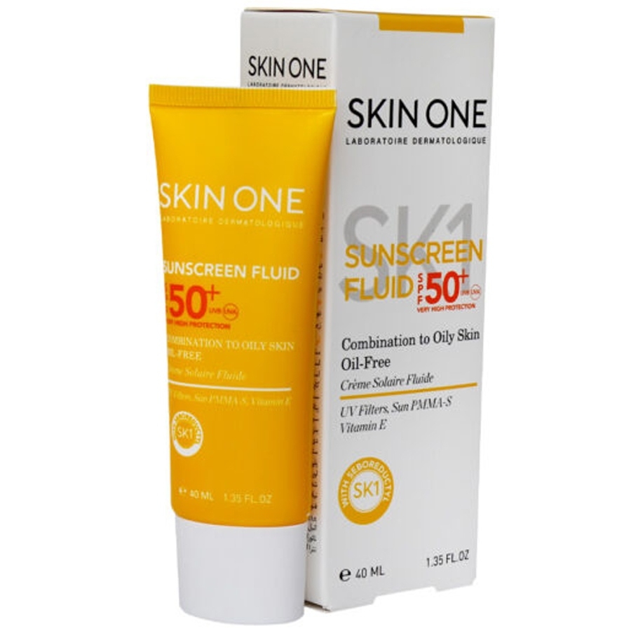 ضد آفتاب SPF50 فاقد چربی اسکین وان مناسب پوست مختلط تا چرب 40 میلی لیتر
