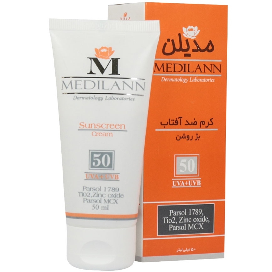 کرم ضد آفتاب SPF50 مدیلن  