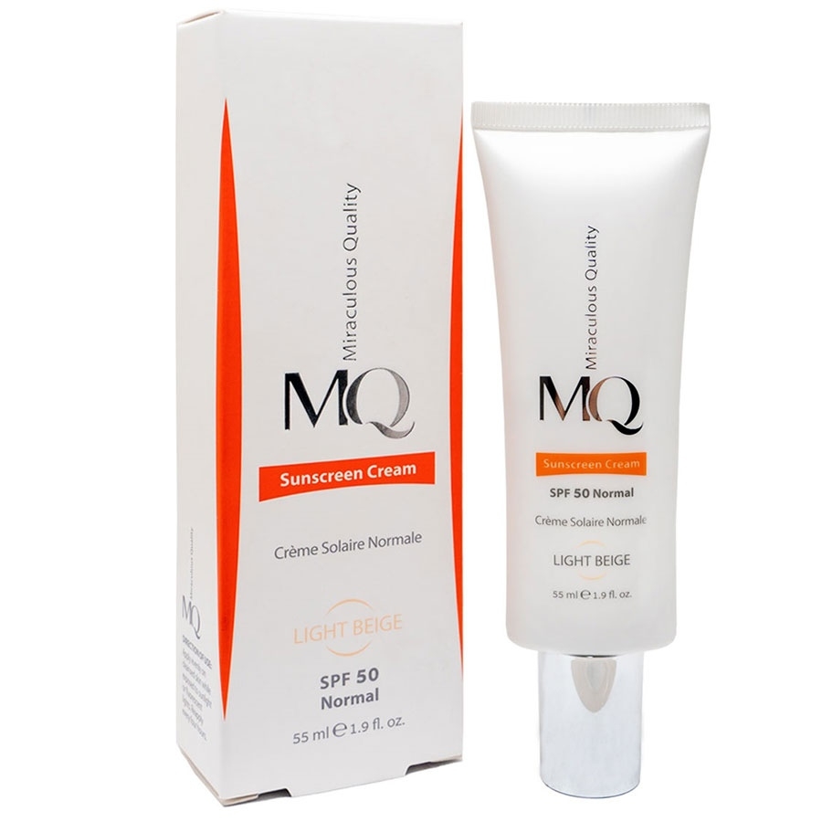کرم ضد آفتاب نرمال SPF50 بژ روشن
